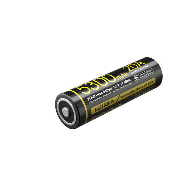 Аккумулятор NITECORE NL2153HPi 21700 3.6v 5300mAh 0802