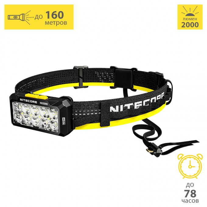 Налобный фонарь NITECORE HU2000 1171